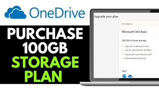How To Purchase 100GB OneDrive Storage Plan 2025 (Step-by-Step)