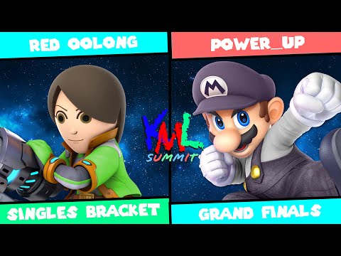 KML Summit Red Oolong (Mii Gunner) Vs Power_Up (Mario, Bayonetta) Singles Grand Finals SSBU