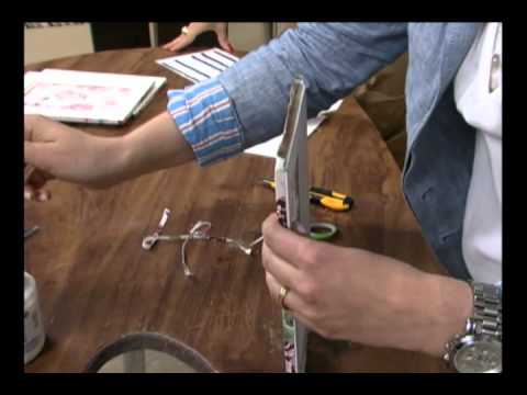 Mulher.com 27/05/2011 - Porta retrato com tecido