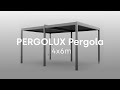 PERGOLUX - Pergola - Freestanding (4x6) / Installation video