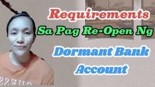 Requirements Sa Pag Re-Open Ng Dormant Bank Account Sa PNB ll #reactivate #ValidID