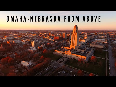 Omaha Nebraska in 4K Drone Footage – Stunning Scenic Views!