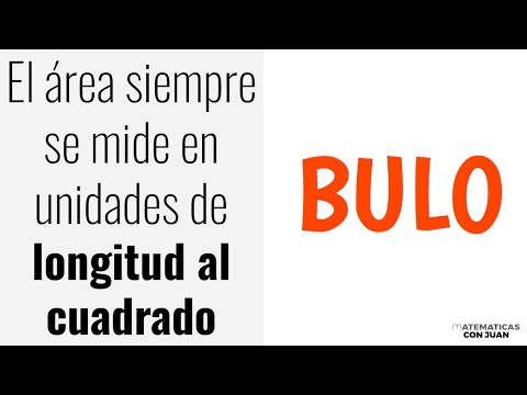 ¿QUÉ ES EL ÁREA?