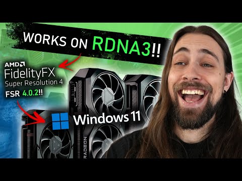 AMD FSR 4 is FINALLY working on the RX 7000 series!!! On Windows!!