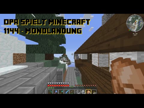 Opa spielt Minecraft 1144 – Mondlandung
