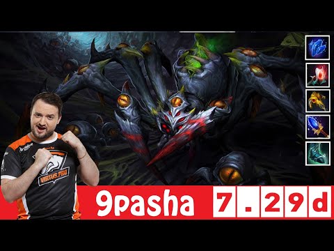 [DOTA 2] 9pasha the BROODMOTHER [OFFLANE] [7.29D]