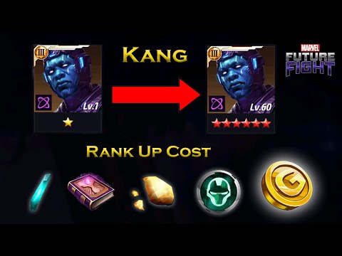 Kang Rank Up Cost And Other Cost Information For Beginners - F 2 P - Marvel Future Fight