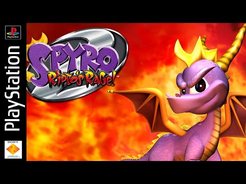 Spyro 2: Ripto's Rage PS1 Longplay - FULL GAME Walkthrough - 100% Completion