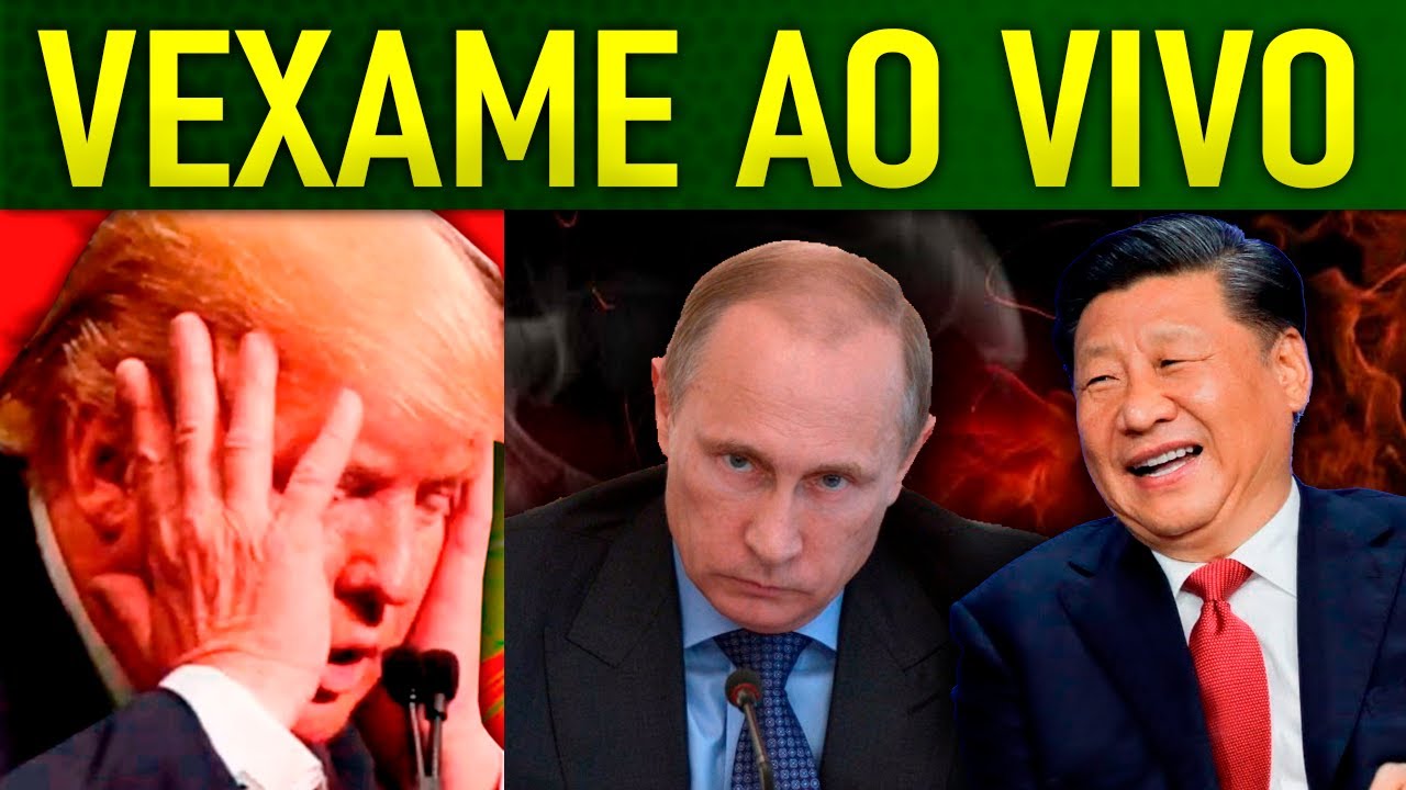 Trump BRlGA com Putin e é TRlTURADO e SE HUMlLHA AO VIVO!! OTAN racha e BRICS amplia DESDOLARIZAÇÃO!