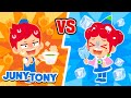 Hot vs. Cold 🔥❄️ | VS Series | The Opposites Song | Kids Songs | JunyTony