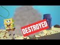 SpongeBob S Bikini Bottom DESTROYED By Tornado And Meteors In Teardown