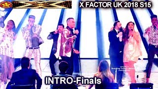 INTRO Robbie Williams &amp; Contestants Perform  | Final X Factor UK 2018
