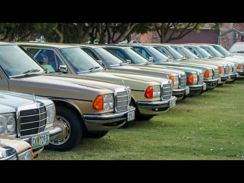 Mercedes W123-Ausstellung im EPVCC – 50 Jahre bestes Auto aller Zeiten!