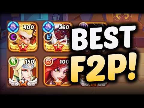 Reacting to the BEST Free-to-Play IDLE HEROES account I have EVER seen!