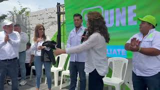 Joven empresario asume el liderazgo de la UNE en Amatitlán