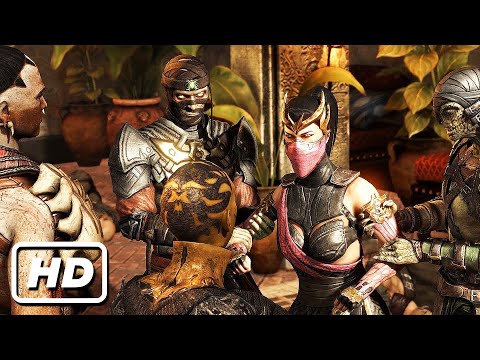 Kombatants Performing Coup On Mileena Khanum Scene | Mortal Kombat Story