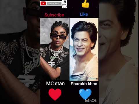 mc stan♥️ vs Srk 💙 #shorts #vs #mcstan