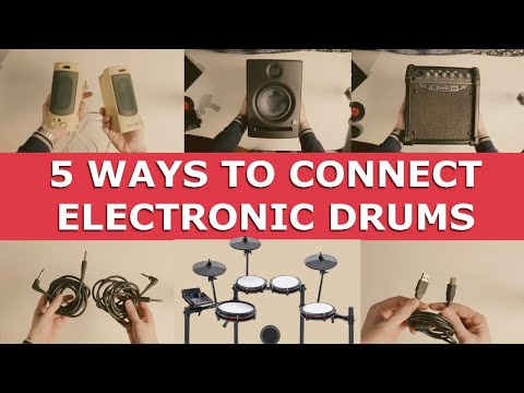 Stadium 5 Pc. Electric Drum Set - 3 Cymbals and 20 Backing Tracks image 2