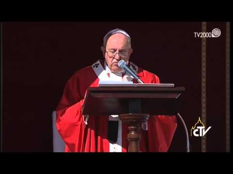 Omelia di Papa Francesco nella Domenica delle Palme - 29 marzo 2015