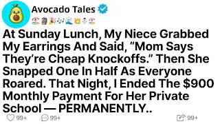 At Sunday Lunch, My Niece Grabbed My Earrings And Said, “Mom Says They’re Cheap Knockoffs ” Then MQDEFAULT Thumbnail