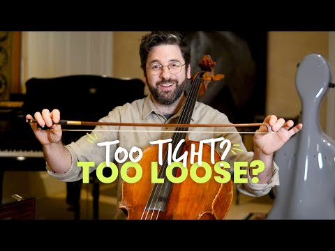 Cello 101: How (much) to tighten your bow