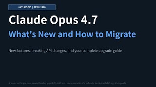 Claude Opus 4.7 Is Here — What's New and How to Migrate