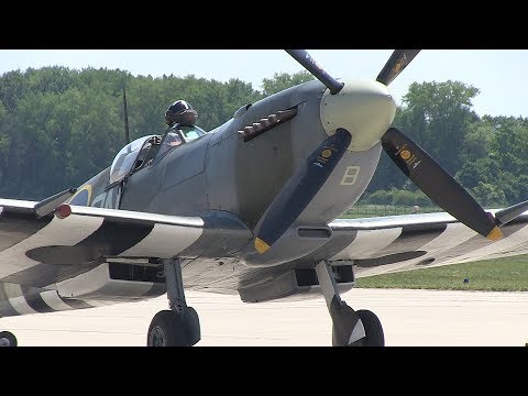 Supermarine Spitfire Mk.XVI Aviatická Pouť  2017 No Music