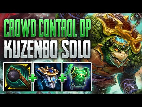 CONSTANT CROWD CONTROL! Kuzenbo Solo Gameplay (SMITE Conquest)