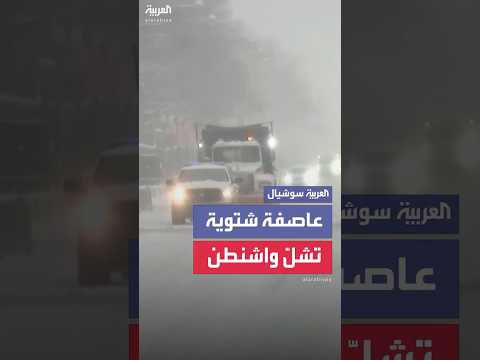 فيديو | عاصفة شتوية تشلّ العاصمة الأميركية واشنطن وتتسبب بإغلاق المكاتب الفيدرالية والمدارس العامة
