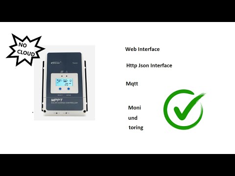DIY Epever Tracer Solar Laderegler  mit ESP8266 und Mqtt - Monitoring - kostenlose Firmware -here-
