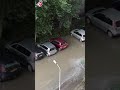 Straten onder water door grote lekkage | #shorts