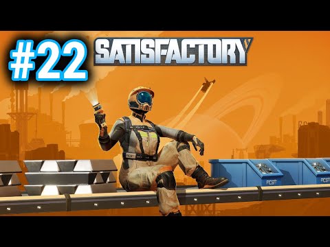 Satisfactory - Episode 22 - 2025 PS5 Gameplay - WE'VE GOT BATTERIES AND 99% OF PHASE 2!