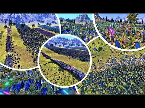 UEBS Heroes Takes on  4 Layers of The Strongest Mummy Army of 20K Units UEBS Gameplay UEBS Mods