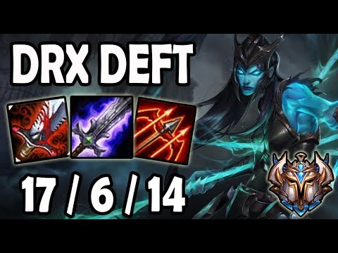 Deft KALISTA vs MISS FORTUNE [ ADC ] Lol Challenger Korea