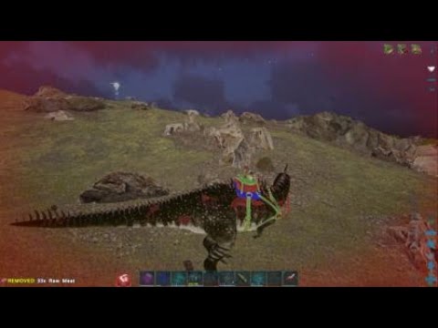 ARK Official Pvp Testing 570dmg Carcharodontosaurus vs Giga top stat