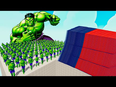 200x HULK + 1x GIANT vs EVERY GOD - Totally Accurate Battle Simulator TABS