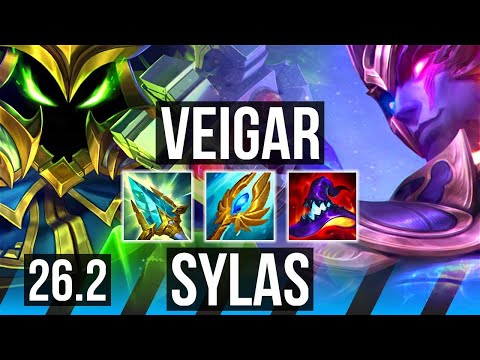 VEIGAR vs SYLAS (MID) | Good KDA: 13/1/10 | EUW Master | 26.2