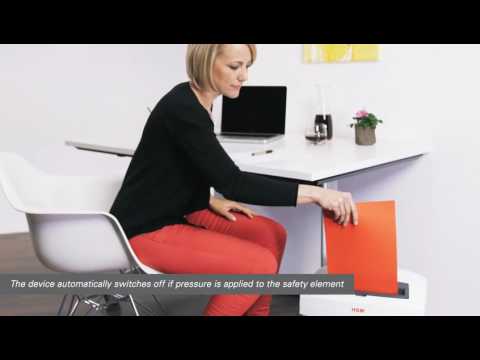 Video of the HSM HSM SECURIO C14 Shredder