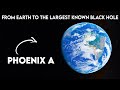 Traveling from Earth to Phoenix A, the Largest Black Hole Ever Discovered – Space Engine