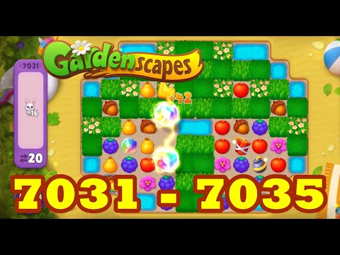 Gardenscapes Level 7031 - 7035 HD 3 match Puzzle | android | IOS | 7032 | 7033 | 7034 | GameGo Game