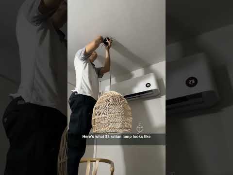 Custom Lighting Factory: Rattan & Metal Pendant Assembly