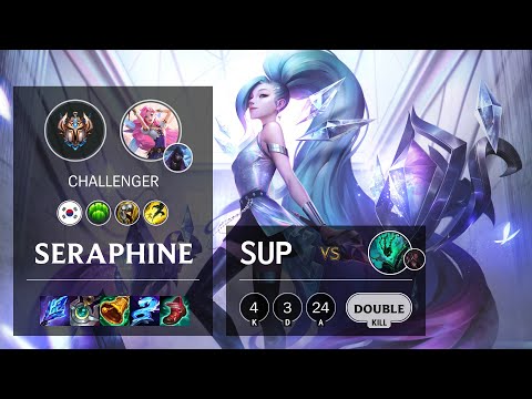 Seraphine Support vs Thresh - KR Challenger Patch 11.5