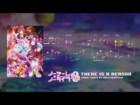 No Game No Life Zero: THERE IS A REASON (ft. This Game) [Piano + Lyrics] (ノーゲーム・ノーライフ ゼロ ピアノ) Video