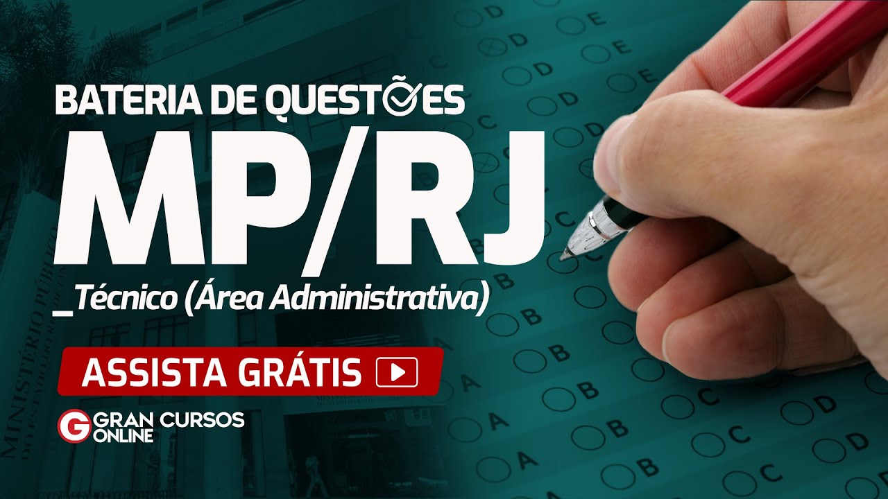Concurso MPRJ - Técnico: Direito Administrativo– Bateria de Questões FGV