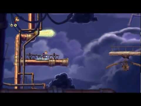 Rayman Origins (1080i HD) Walkthrough Part 88 - On Top of Old Smokey - Electoons & Lum Medal