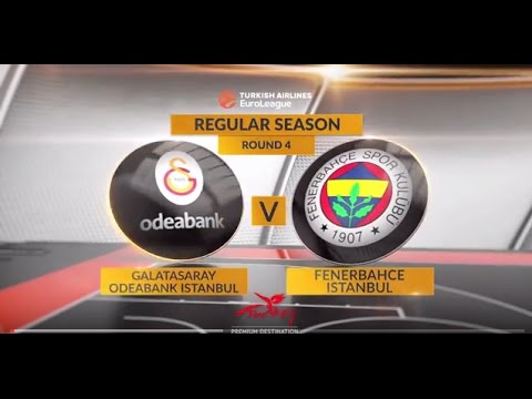 EuroLeague Highlights RS Round 4: Galatasaray Odeabank Istanbul 87-103 Fenerbahce Istanbul
