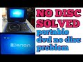 NO DISC SOLVED PORTABLE DVD