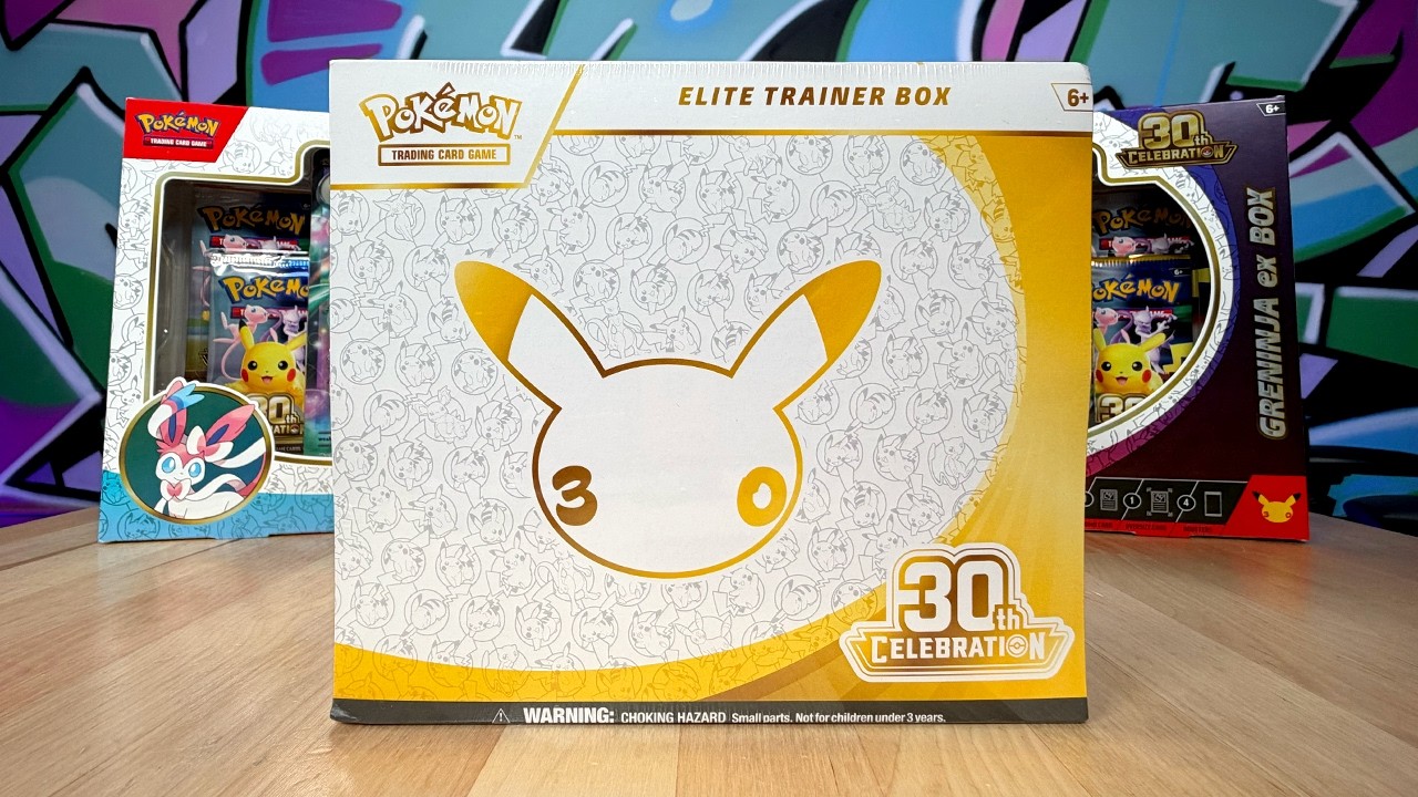 Opening the 30th Celebration Pokémon TCG Set