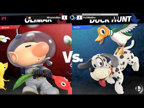 Sink or Swim 115 Winners Round 2 - PuffMeBro (Duck Hunt) vs MoosenMan (Olimar)