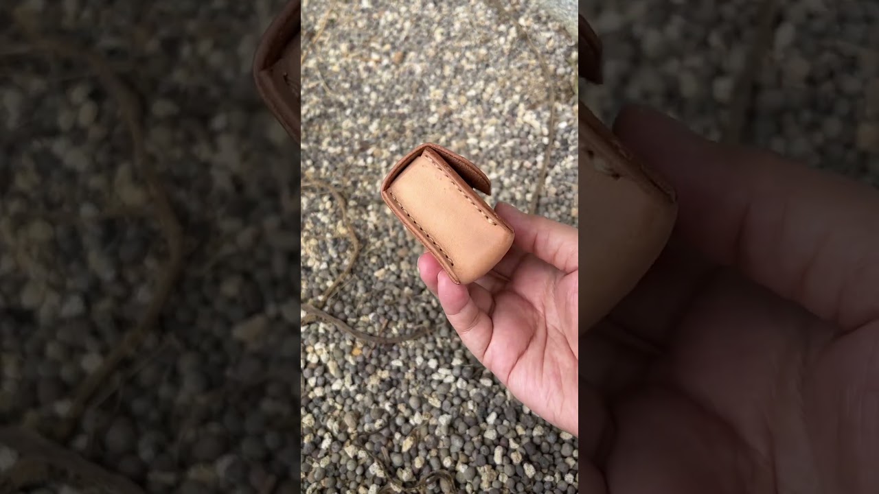 ✅ DIY Leather bag and leathercraft pattern making  #leathercrafttutorials #wallet #leatherdesign